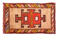 A Turkish Yastik 2 feet 11 inches x 1 foot 10 inches.