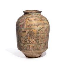 An Indus Valley Polychrome Pottery Jar