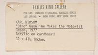 "Dino" Gasoline Makes the Motorist Green , 1977