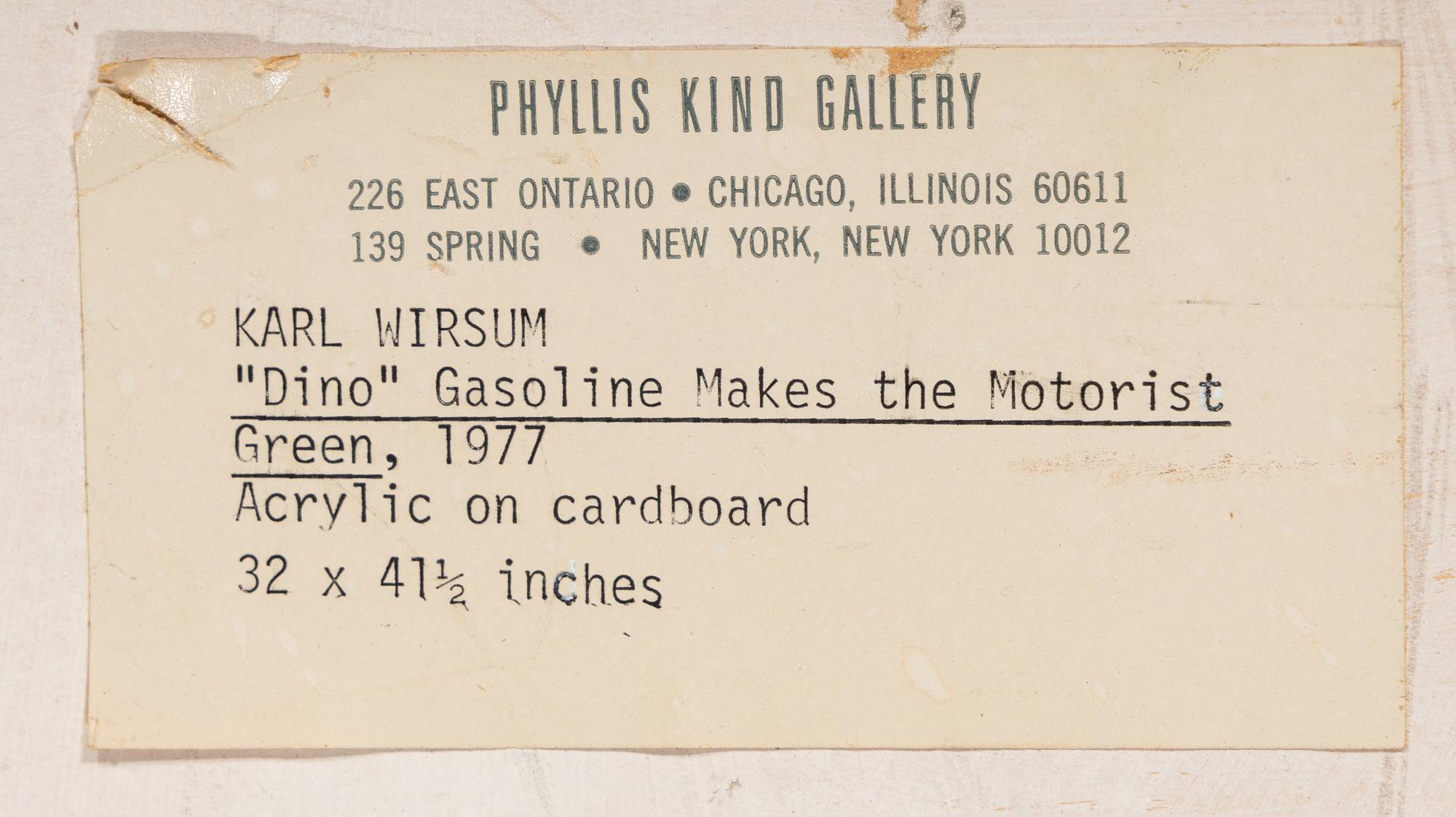 "Dino" Gasoline Makes the Motorist Green , 1977