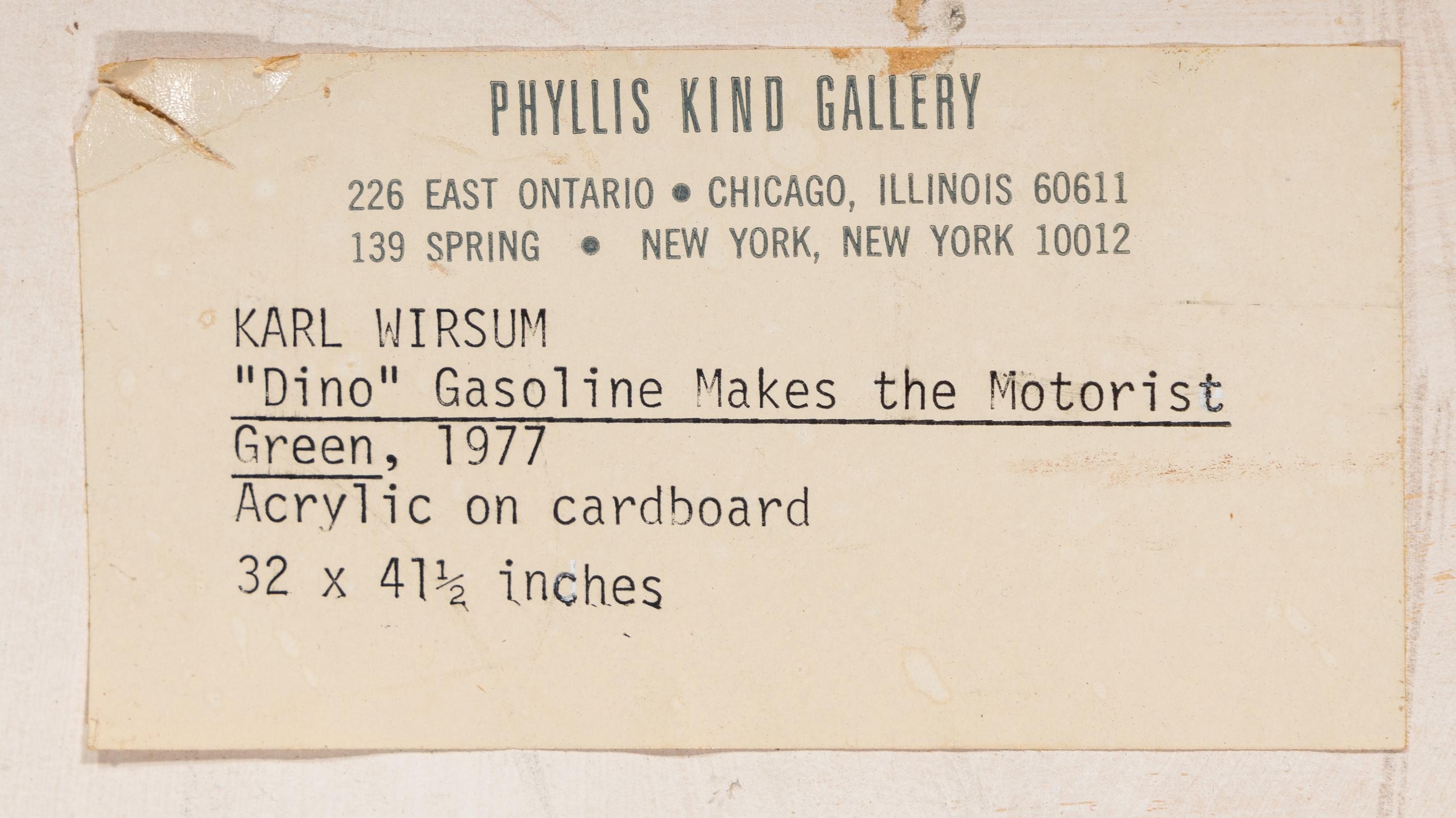 "Dino" Gasoline Makes the Motorist Green , 1977