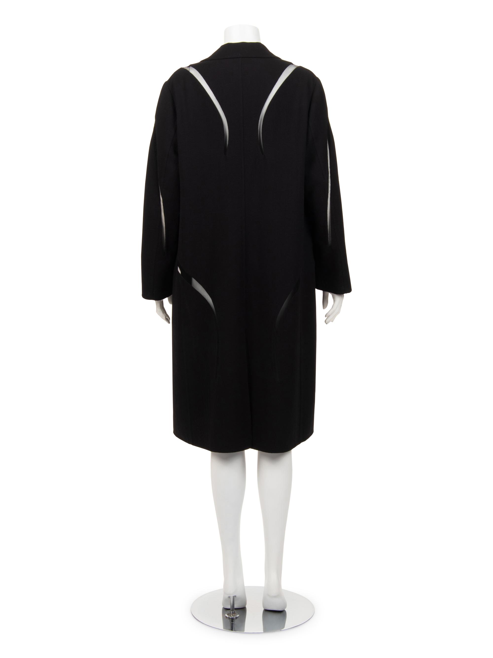 Ralph Rucci Wool Jacket with Silk Net Inserts, 2015