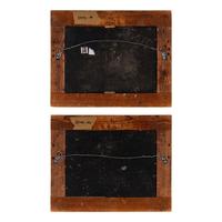 Two Italian Micromosaic Panels of Tivoli Landmarks