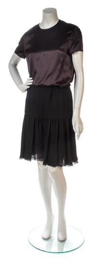 A Chanel Grey Linen Skirt Ensemble,