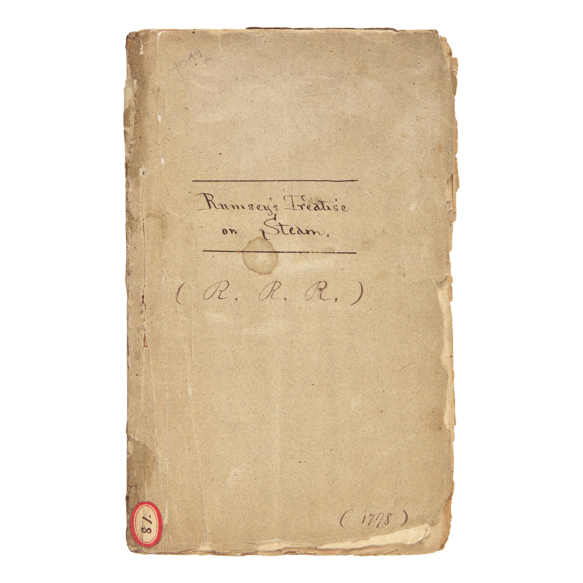 [Travel & Exploration] Rumsey, James. A Short Treatise on the Application of Steam, Whereby is Clearly Shewn, From Actual Experiments, That Steam May be Applied to Propel Boats or Vessels...