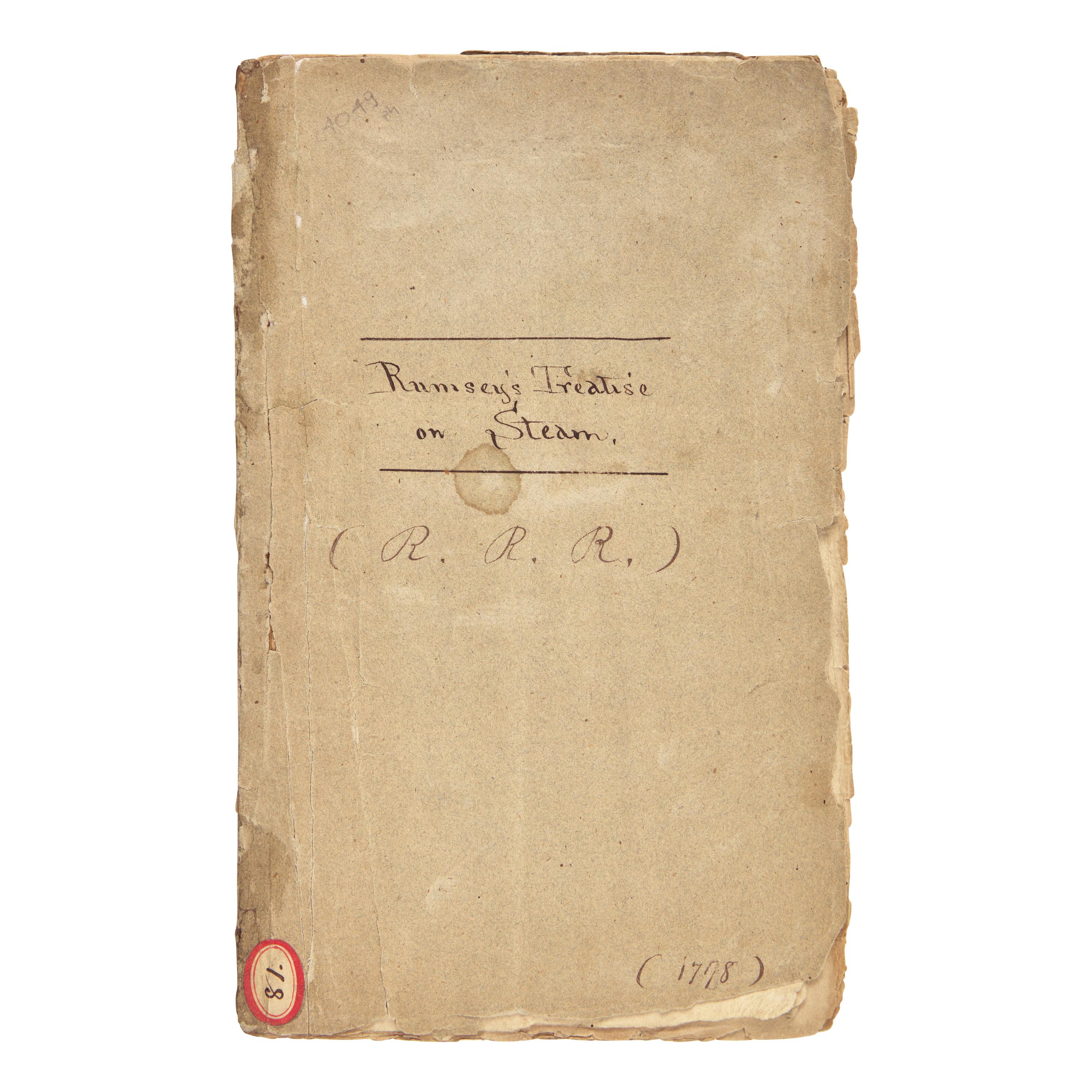 [Travel & Exploration] Rumsey, James. A Short Treatise on the Application of Steam, Whereby is Clearly Shewn, From Actual Experiments, That Steam May be Applied to Propel Boats or Vessels...