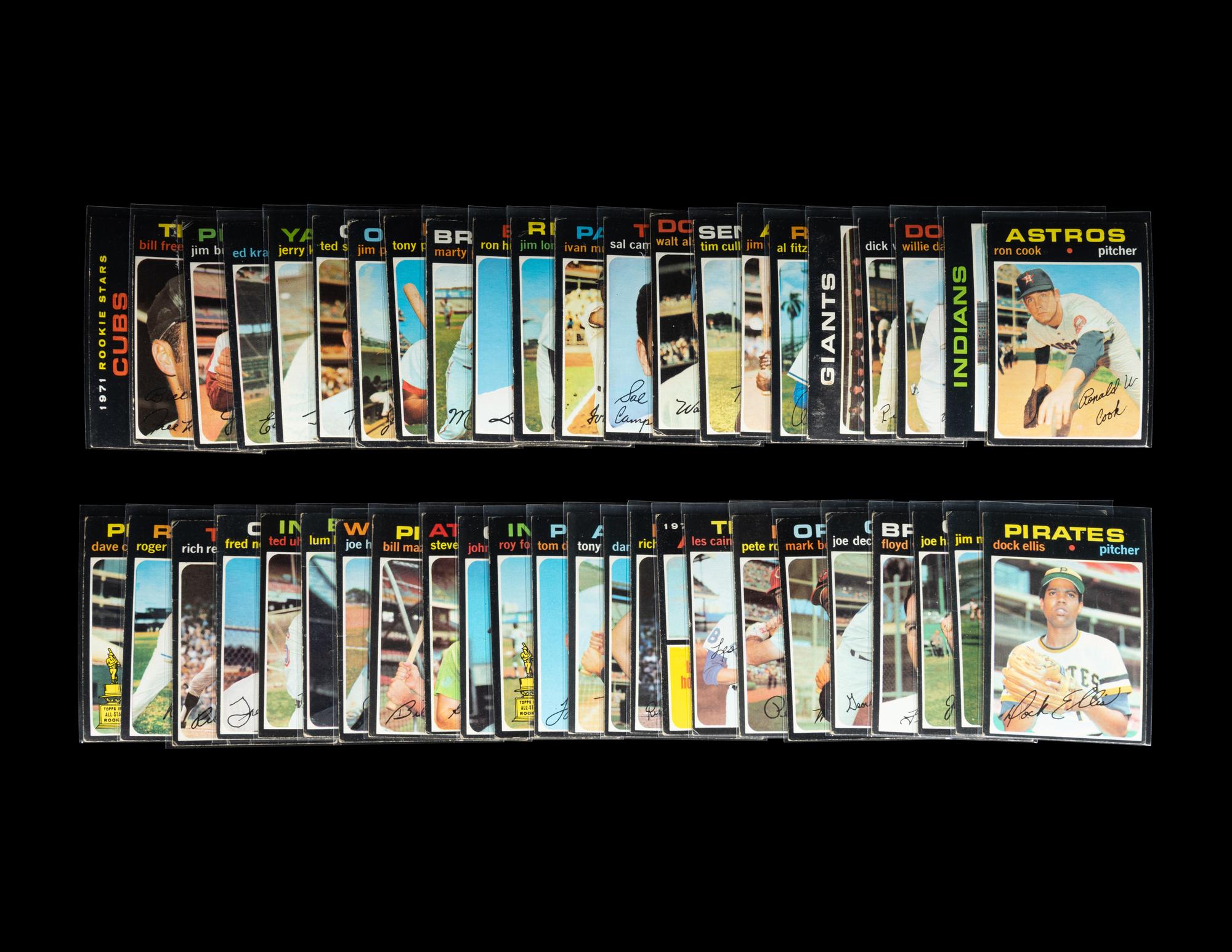 A Complete Set of 1971 Topps Baseball Cards (752/752)