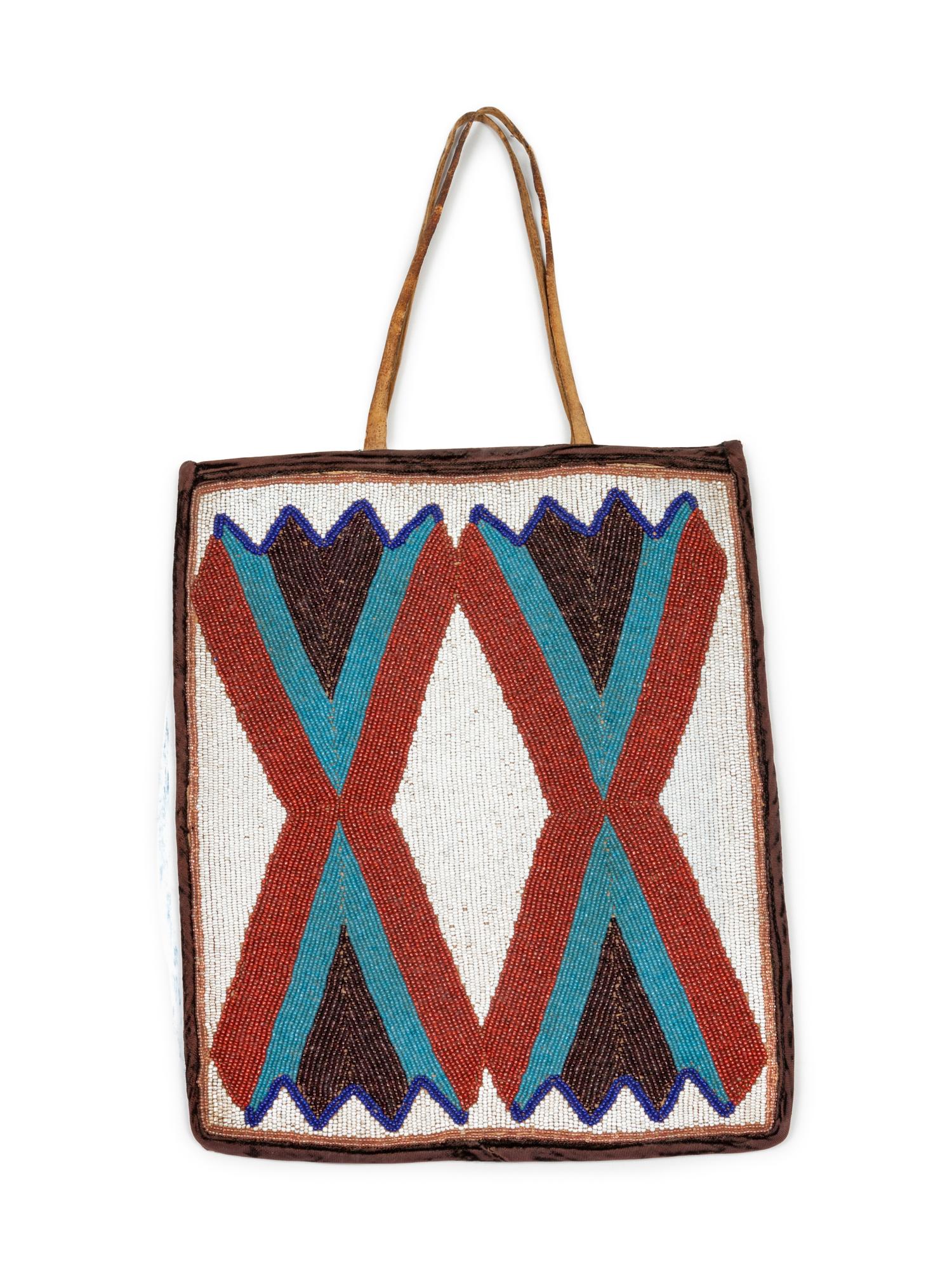 Plateau Beaded Hide Bag