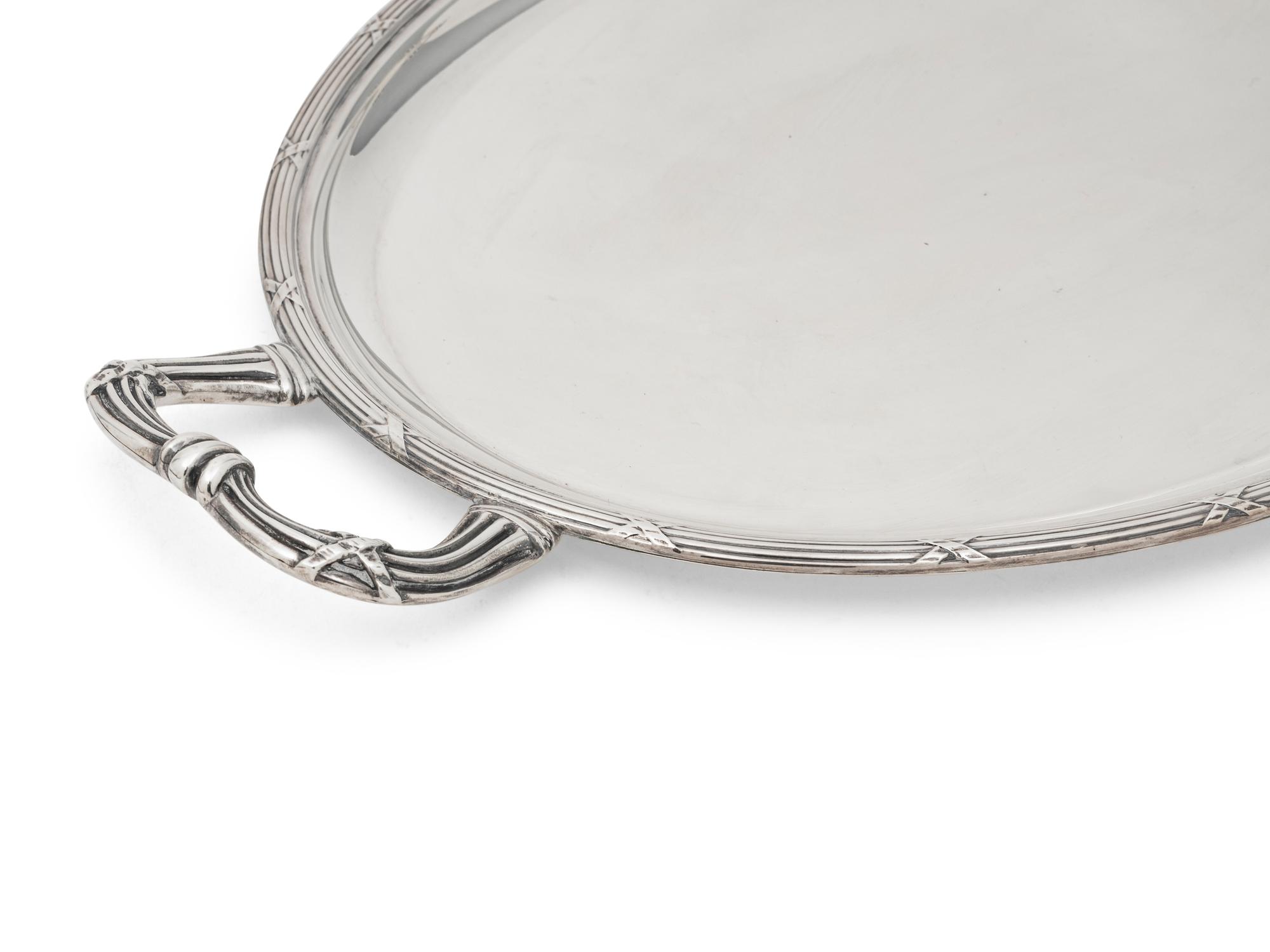 Two Buccellati Silver Trays