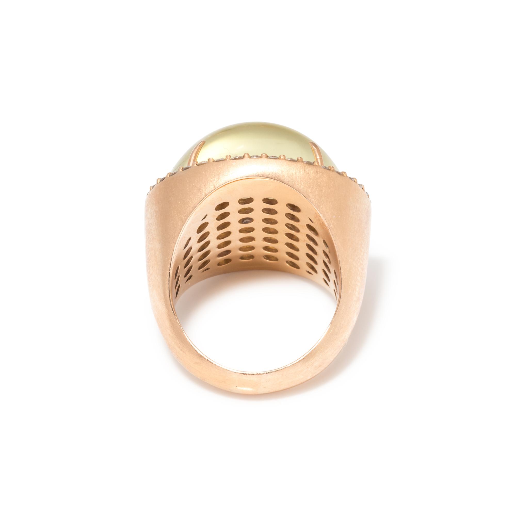 ROBERTO COIN, GEMSTONE DOUBLET AND DIAMOND RING