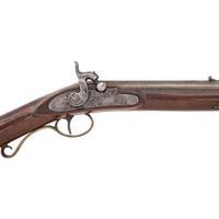New York Half-Stock Percussion Rifle by Jeremiah Voorhees