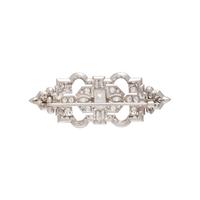ANTIQUE, DIAMOND BROOCH