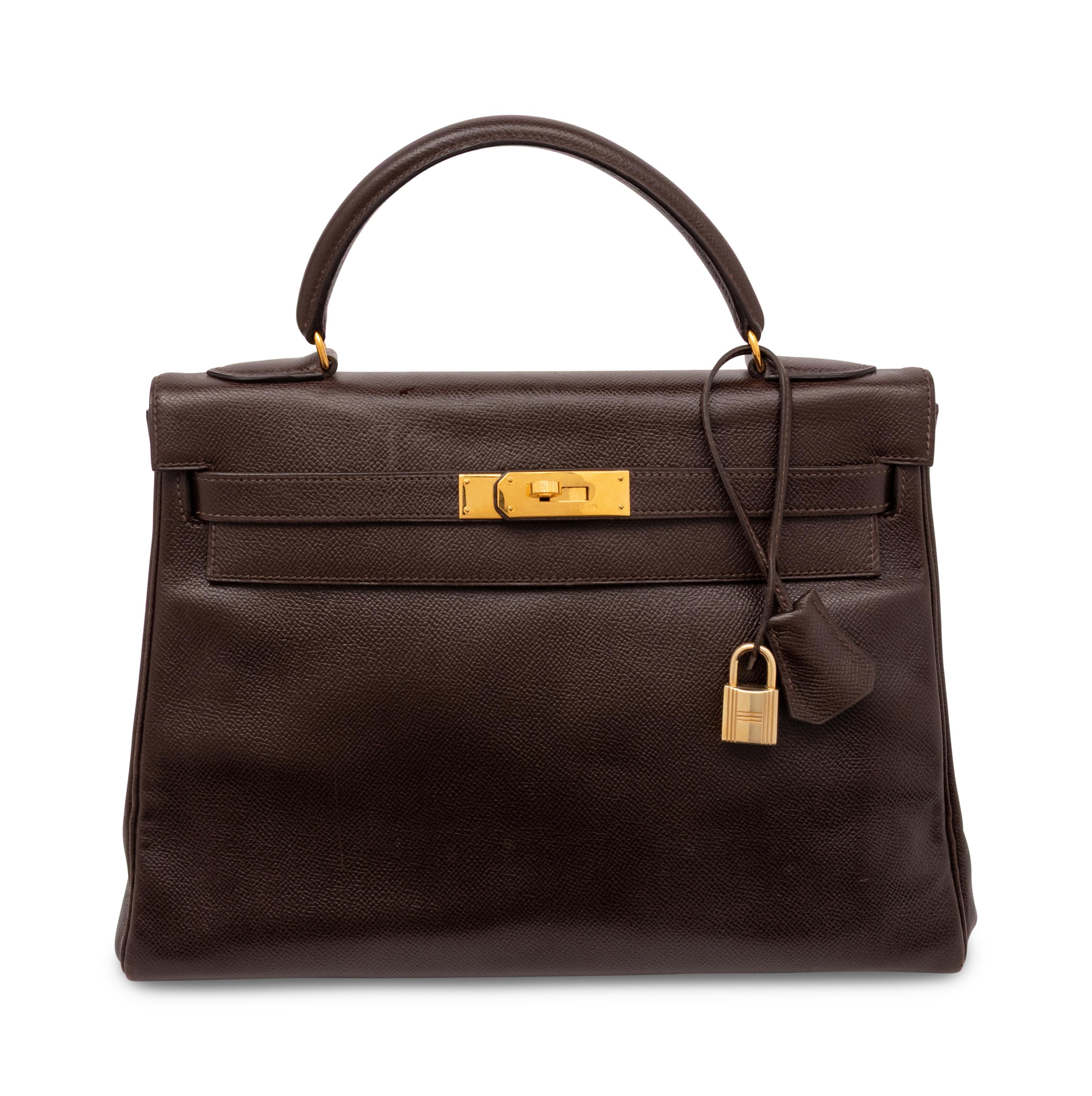 Hermès, Dark Brown Kelly 32