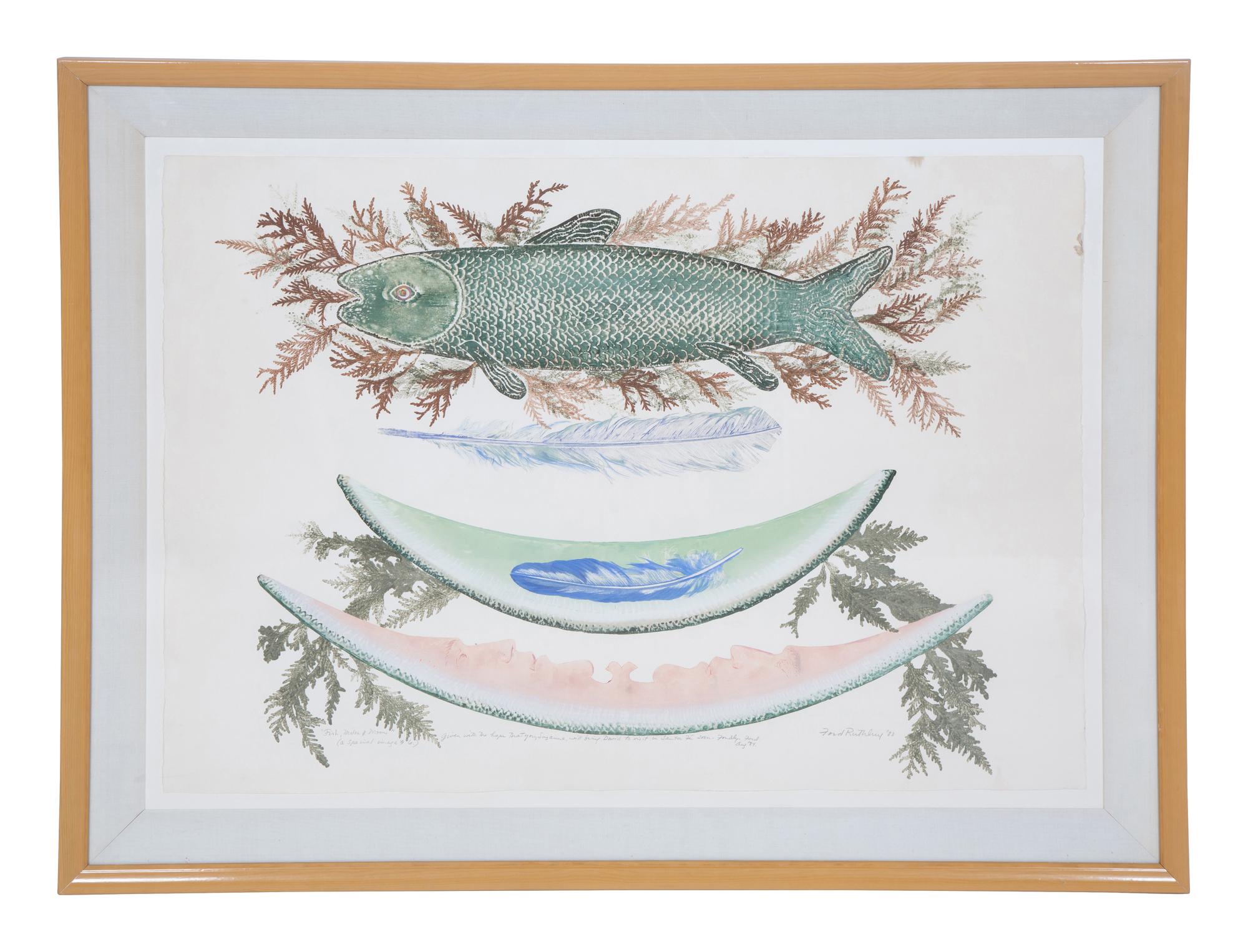 A Group of Six Color Lithographs by Ford Ruthling (American, 1933-2015)