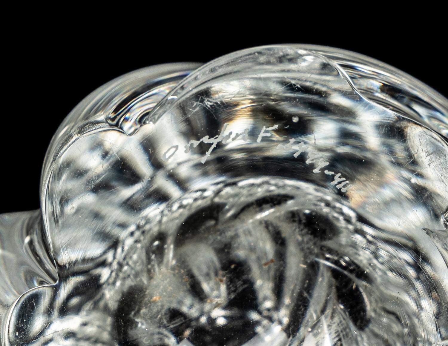 Two Blown Glass Pitchers and an Orrefors Glass Vase