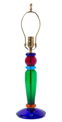 A Murano Glass Lamp Base Height overall 23 3/4 inches. — LATE 20TH CENTURY
