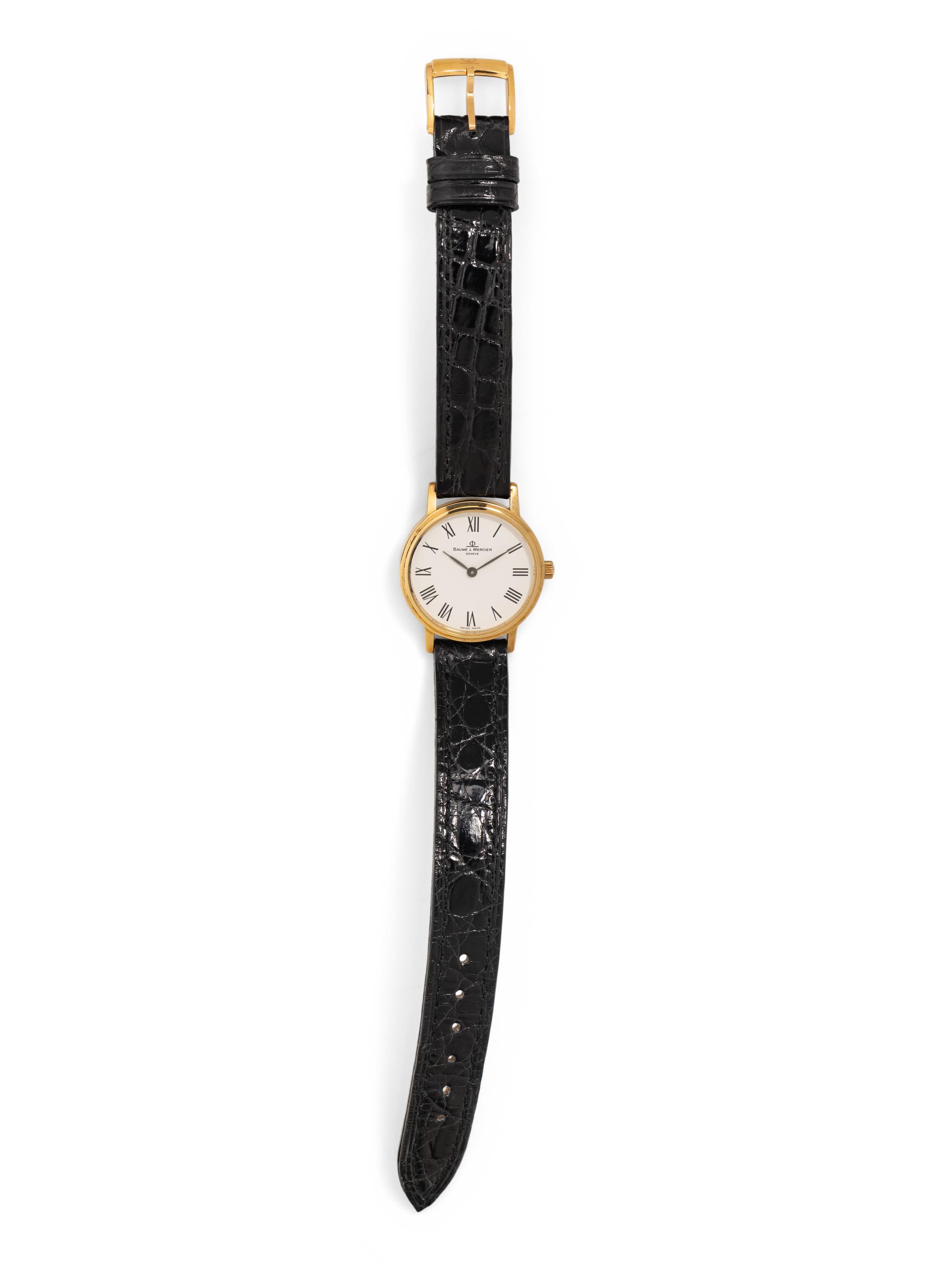 BAUME & MERCIER, 18K YELLOW GOLD WATCH