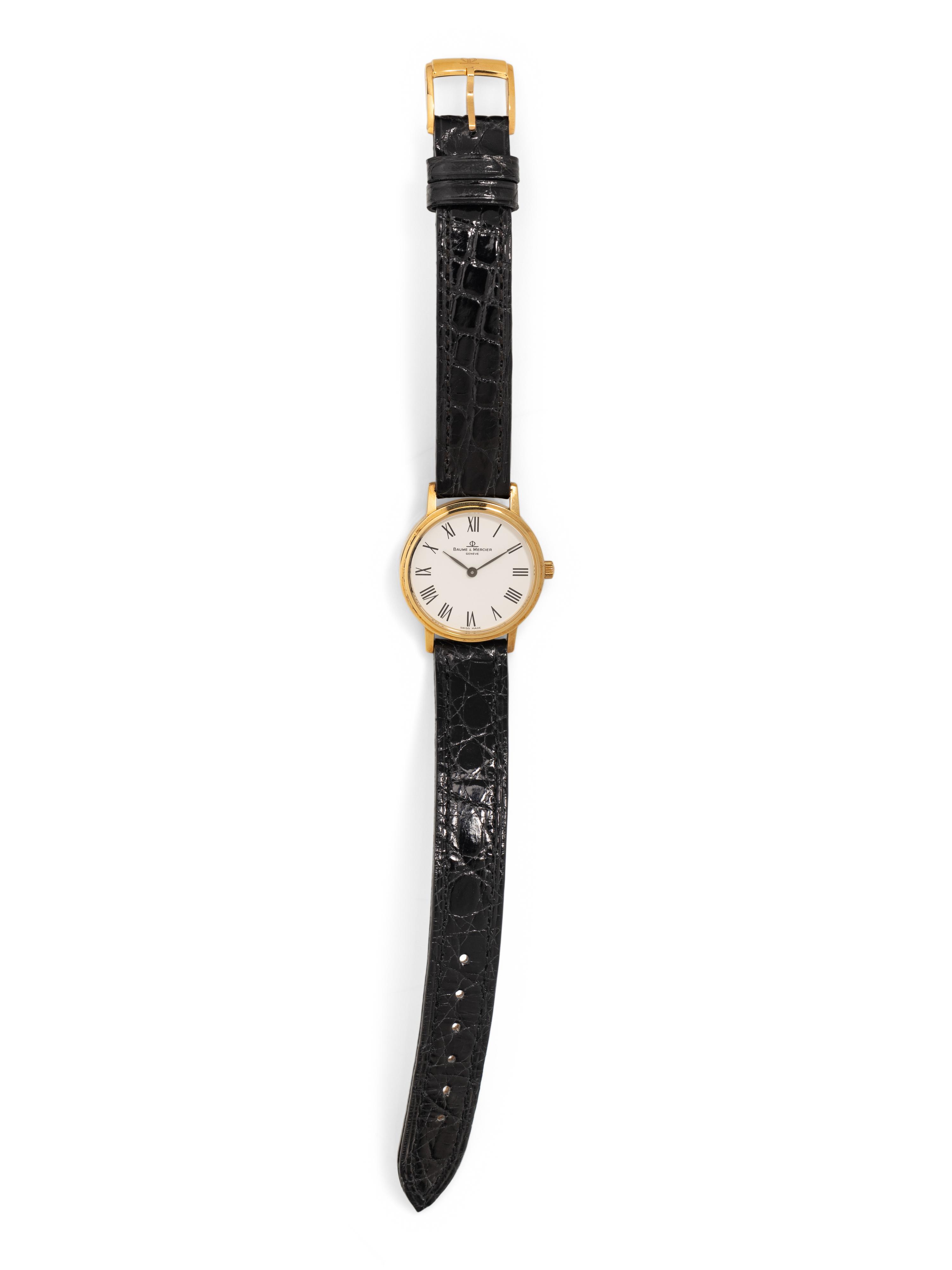 BAUME & MERCIER, 18K YELLOW GOLD WATCH