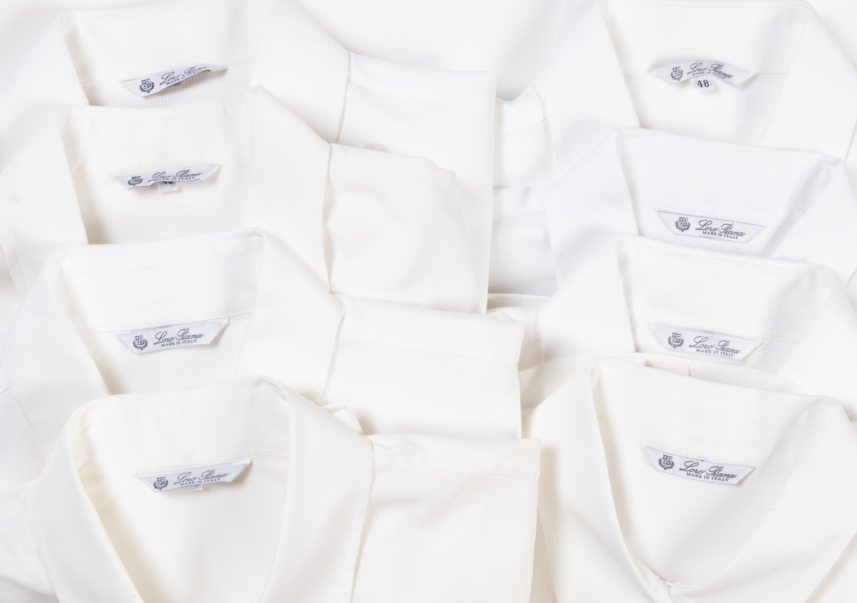 Eight Loro Piana Dress Shirts