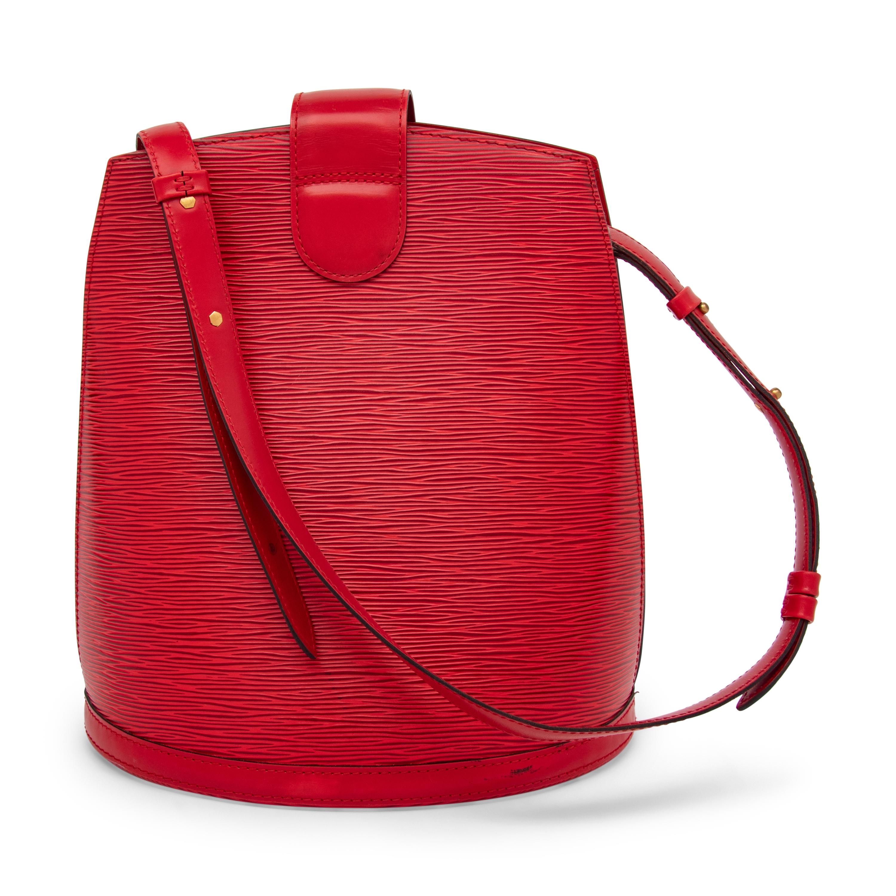 Louis Vuitton, Red Epi Cluny Bag