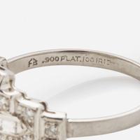 Art Deco Platinum Diamond Ring c. 1920 2.02 Old European-Cut Diamond, GIA Certified