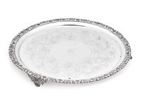 A Classical Silver Salver, Baldwin Gardiner (1791-1868, active 1827-1848), New York, NY, Circa 1835
