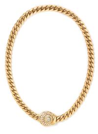 A Yellow Gold and Diamond Necklace, 90.06 dwts.