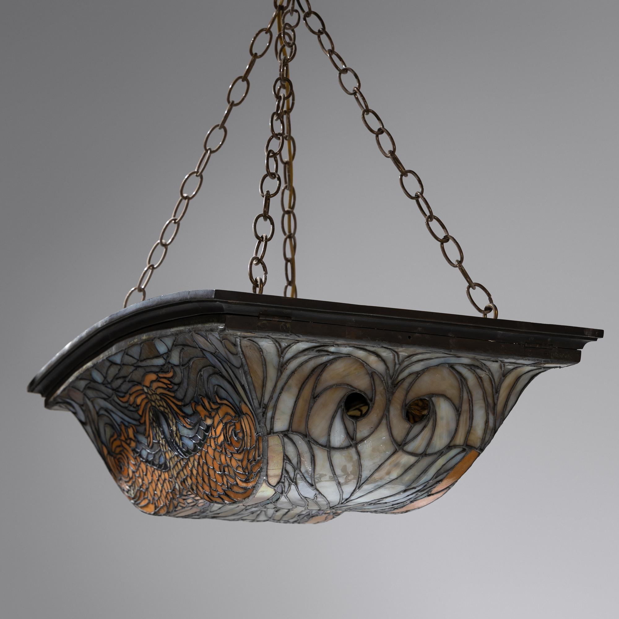 Light fixture from the Fisher Building lobby, Chicago, 1896 D. H. Burnham & Co. USA