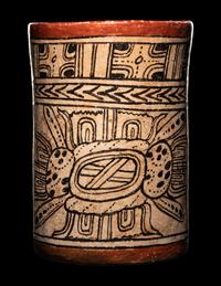 A Maya Codex Style Cylinder Vessel