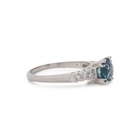 SAPPHIRE AND DIAMOND RING