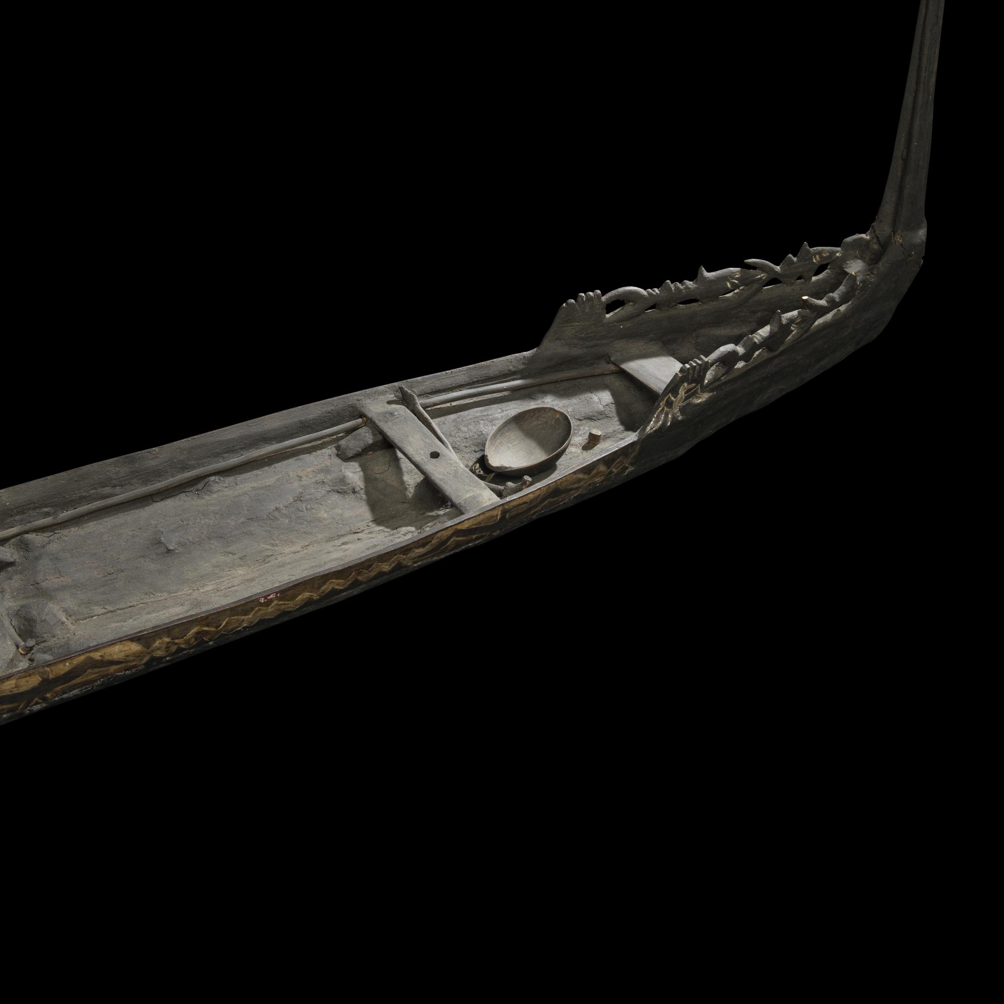 An Oceanic Wood Boat Model
