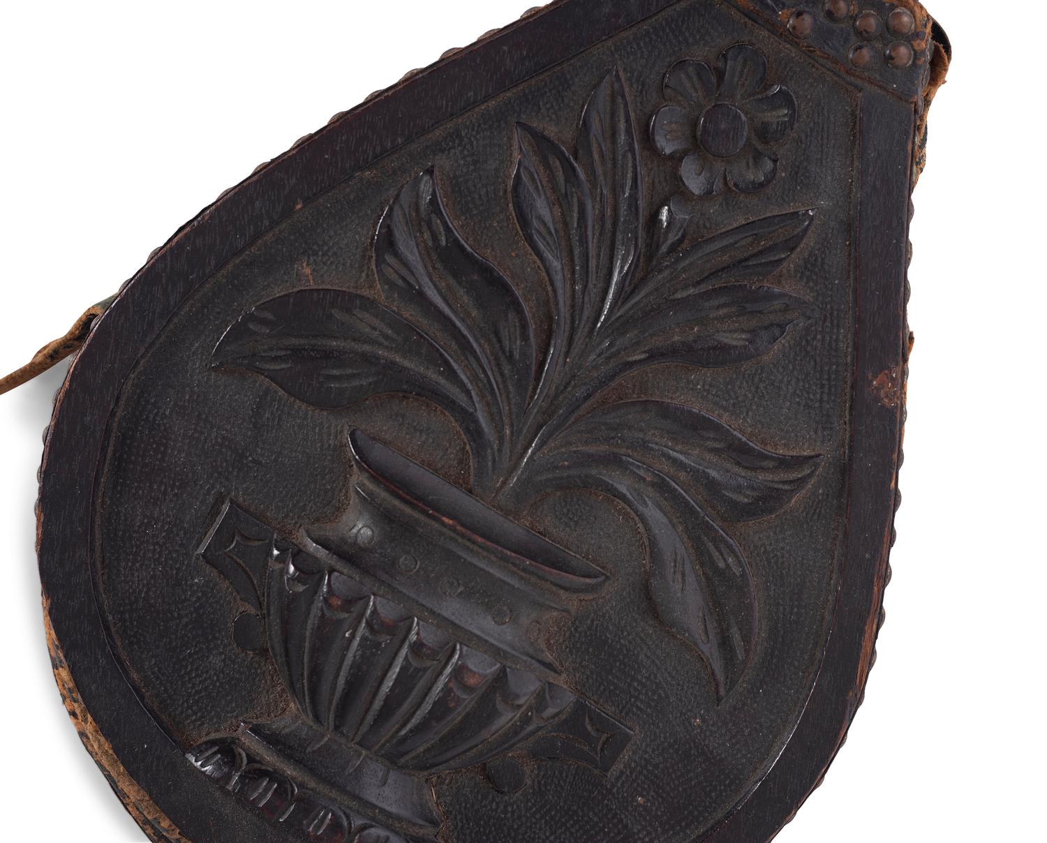 A Pair of Carved Wood Bellows