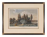 A Set of Six French Hand-Colored Engravings