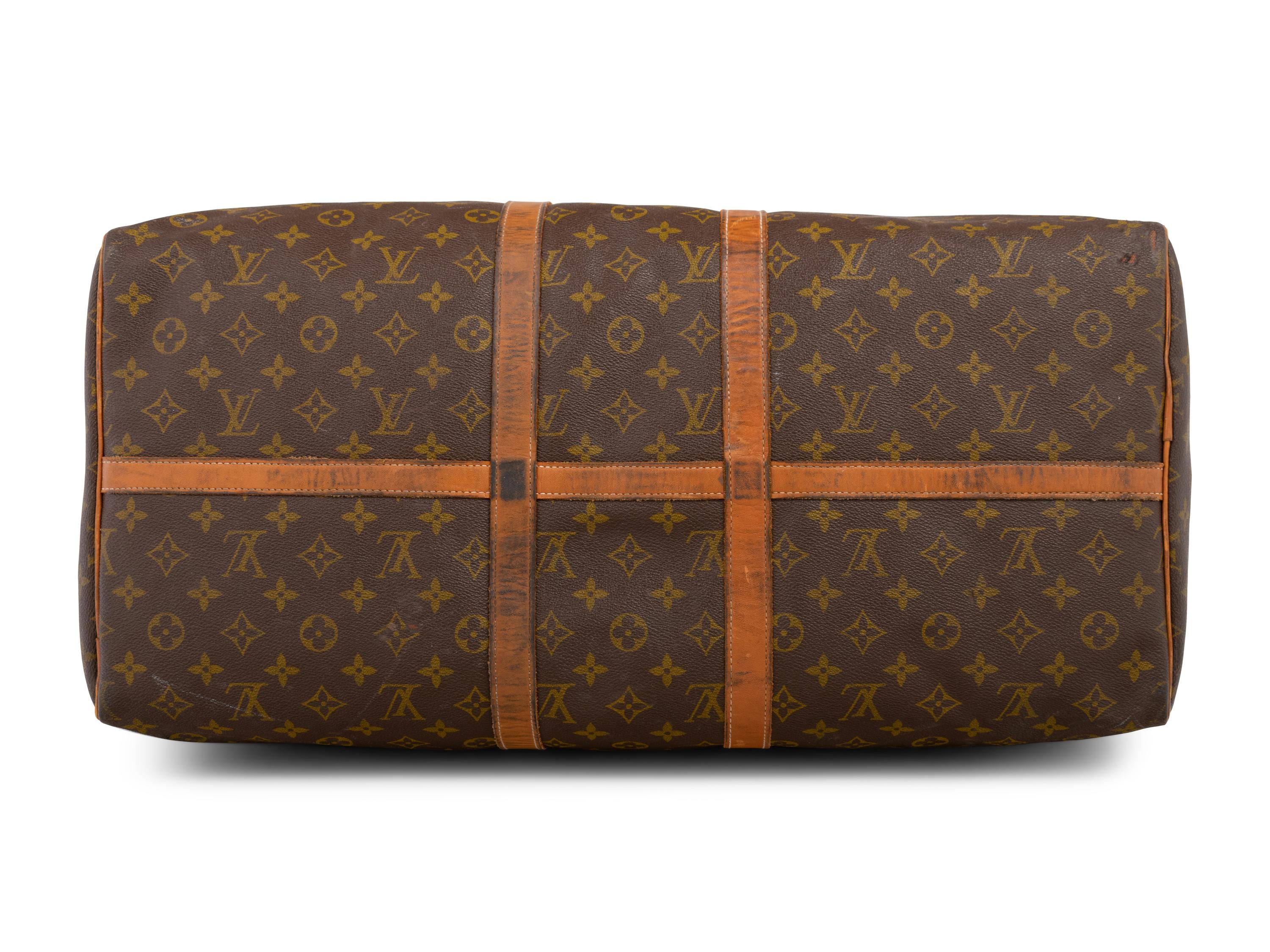 Louis Vuitton Monogram Keepall 55 Duffle Bag