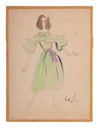 Nine Cecil Beaton Illustrations, 1950s-60s