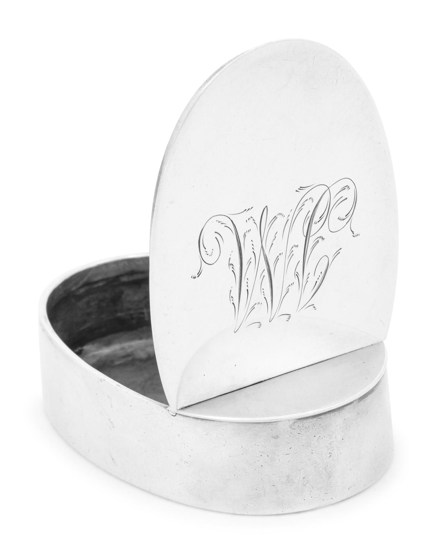 An American Silver Snuff Box