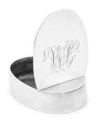 An American Silver Snuff Box