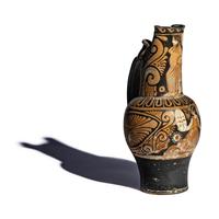 An Etruscan Caeretan Red-Figured Oinochoe