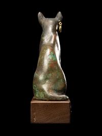 An Egyptian Bronze Cat