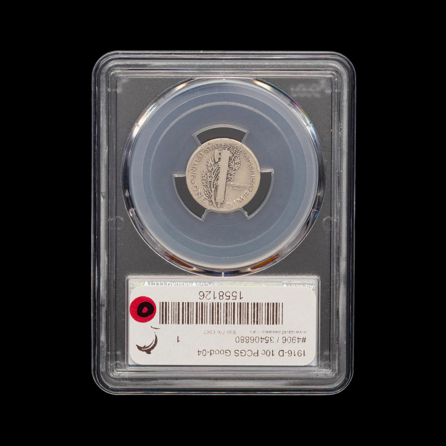 A 1916-D Mercury 10c Coin [PCGS G04]