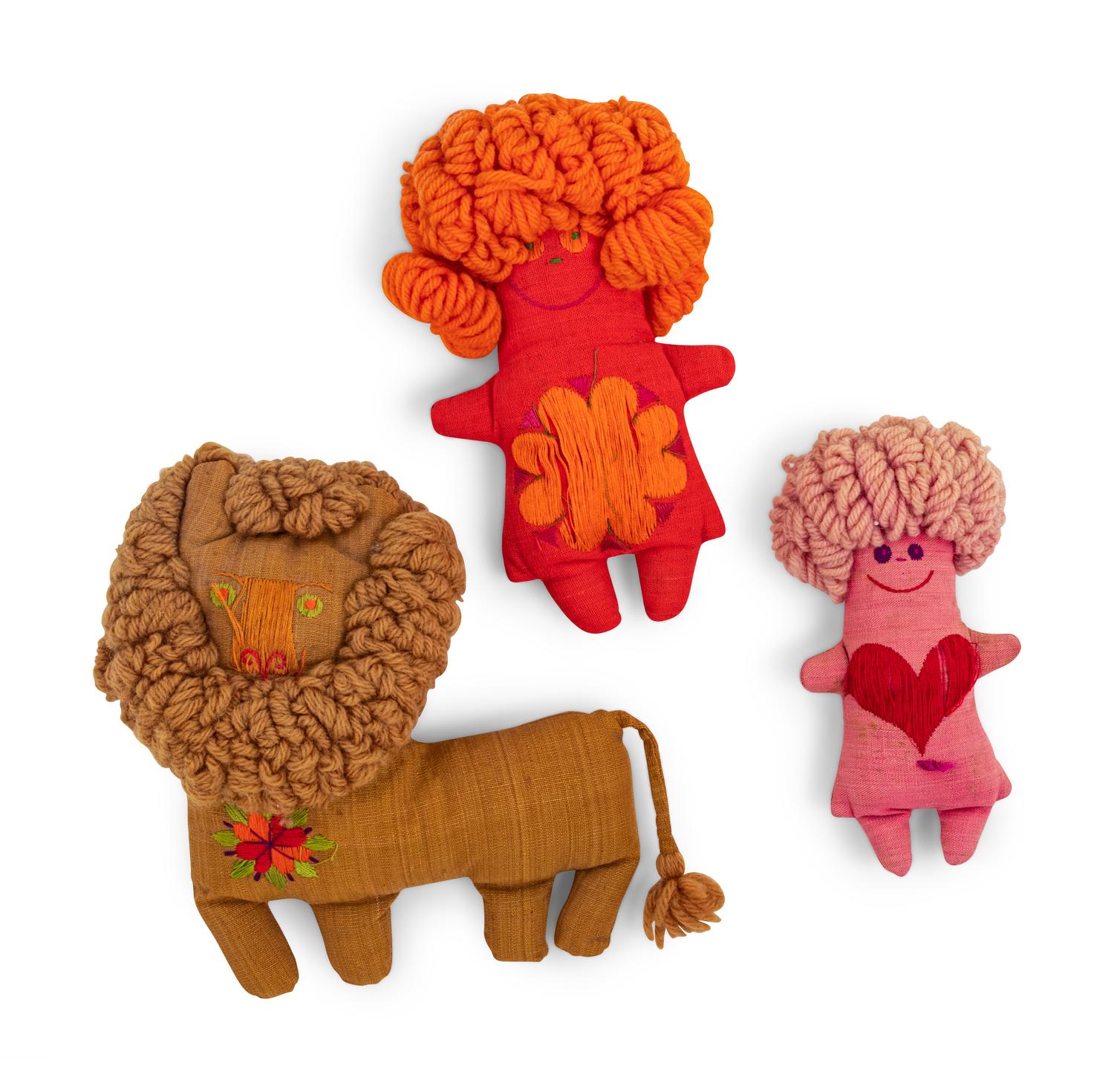 Collection of Three Dolls Produced for Alexander Gerard's Textiles and Objects , New York