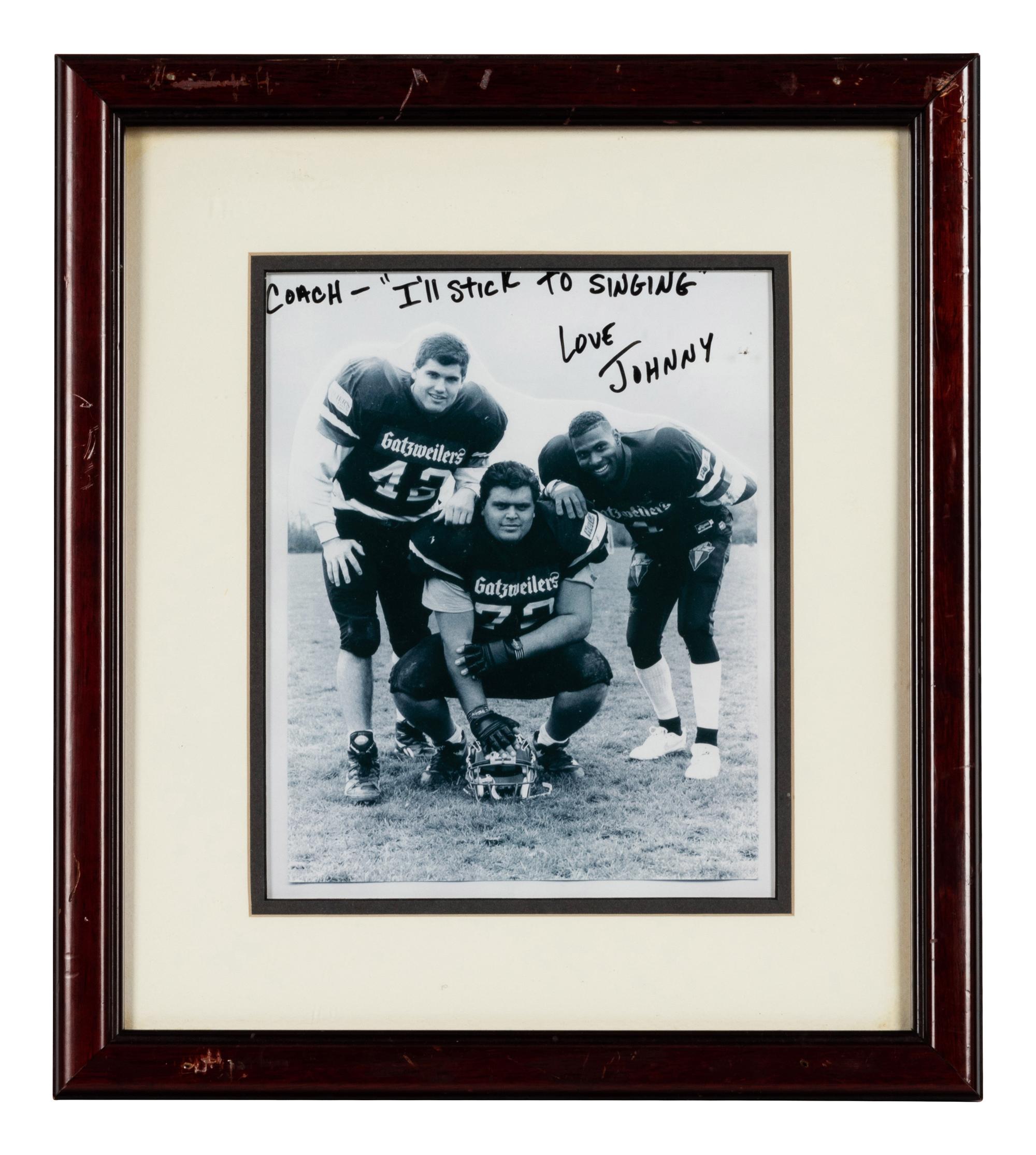 A Group of 20 Celebrity and Sports Personality Photographs Formerly Displayed at Mike Ditka’s Restaurant