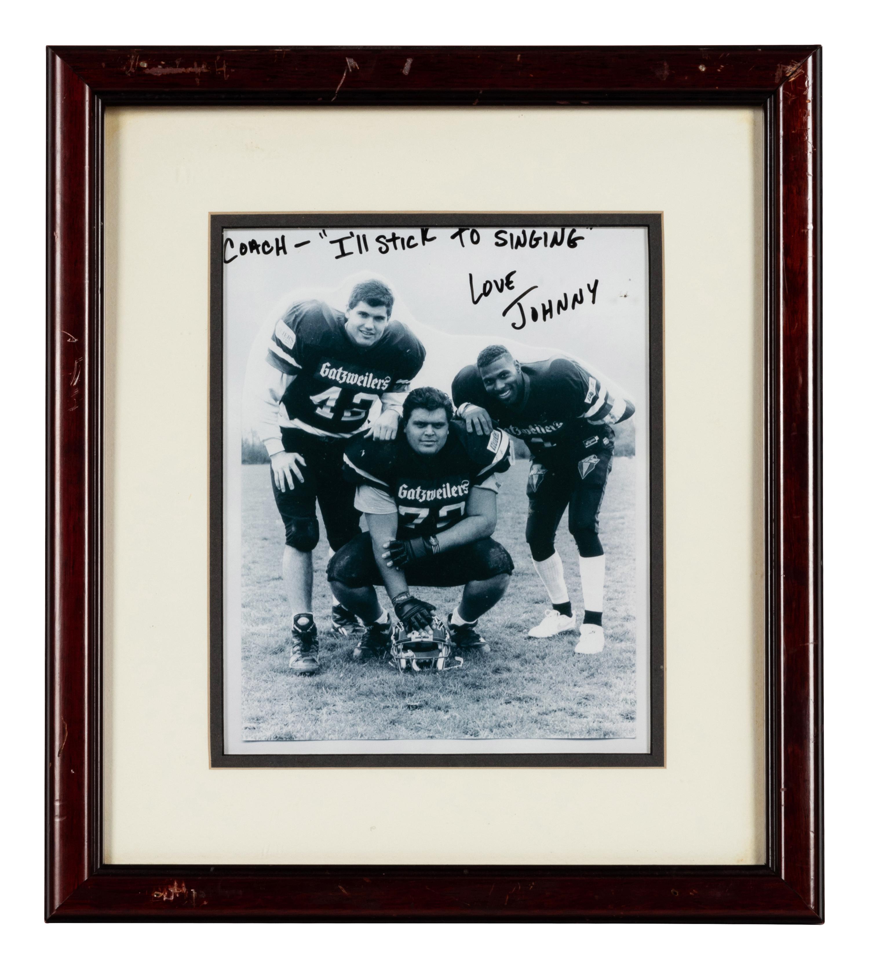 A Group of 20 Celebrity and Sports Personality Photographs Formerly Displayed at Mike Ditka’s Restaurant