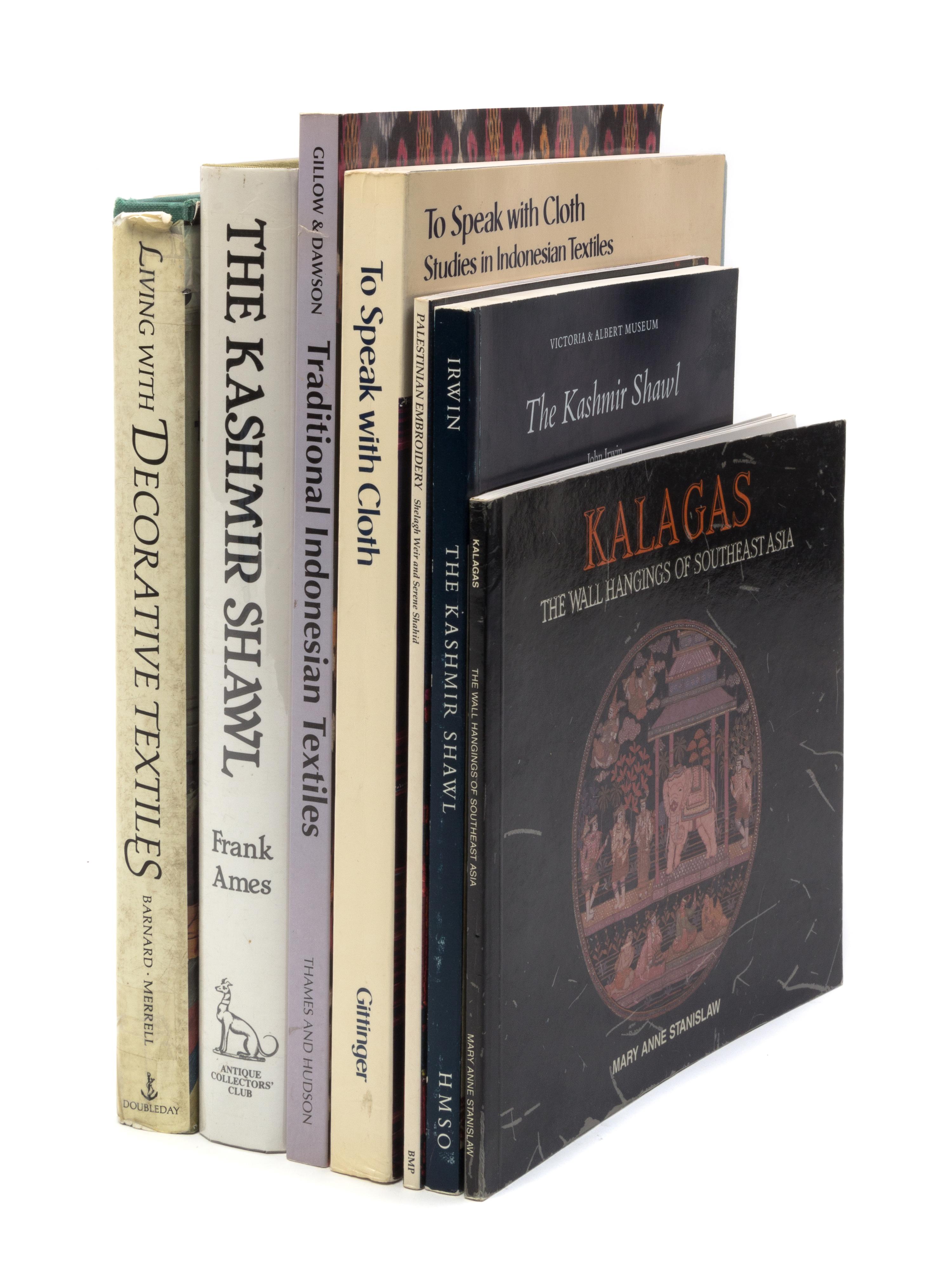 Seven Books Pertaining to Southeast Asian and Middle Eastern Textiles