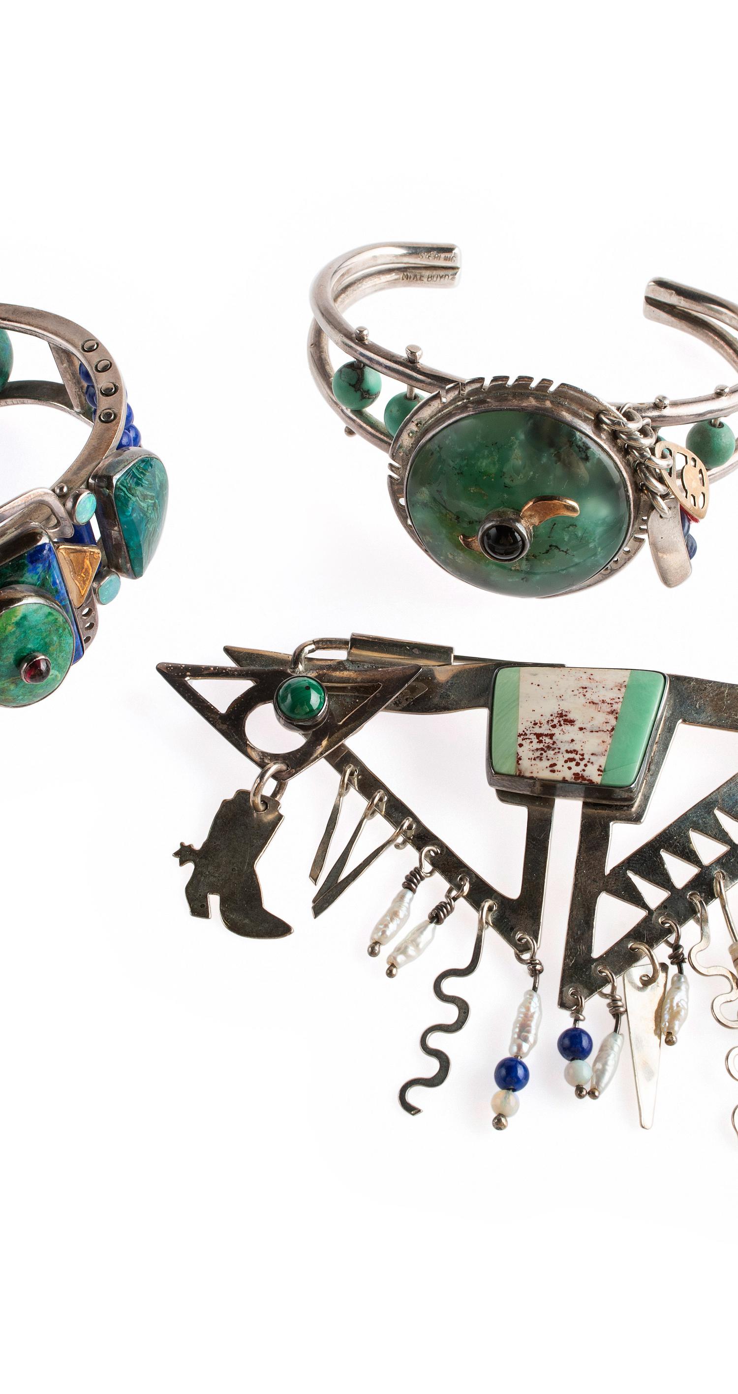 Whimsical Southwestrn-style Silver Jewelry