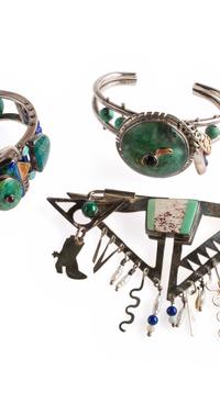 Whimsical Southwestrn-style Silver Jewelry
