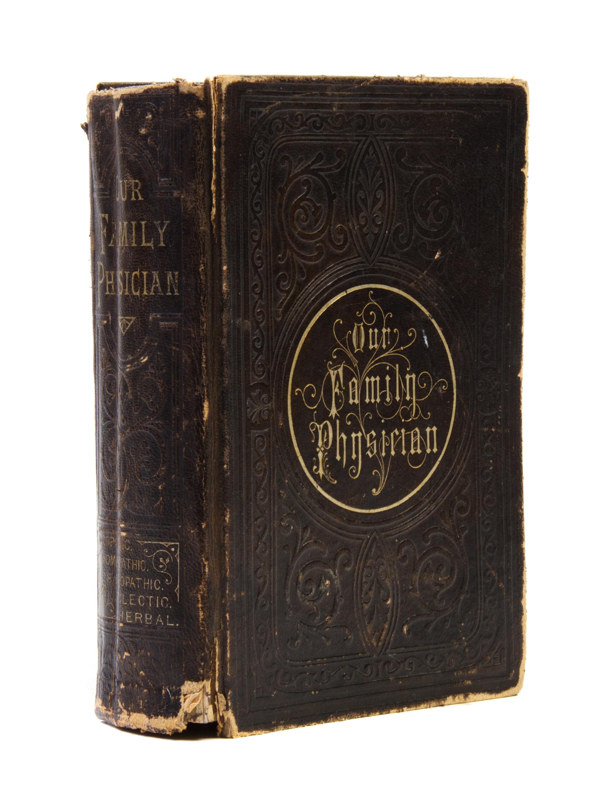 (PRE-FIRE IMPRINT) STOUT, H.R. Our Family Physician... Chicago, 1869. First edition, pre-fire medical imprint.