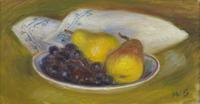 Pears and Concord Grape s, c. 1930