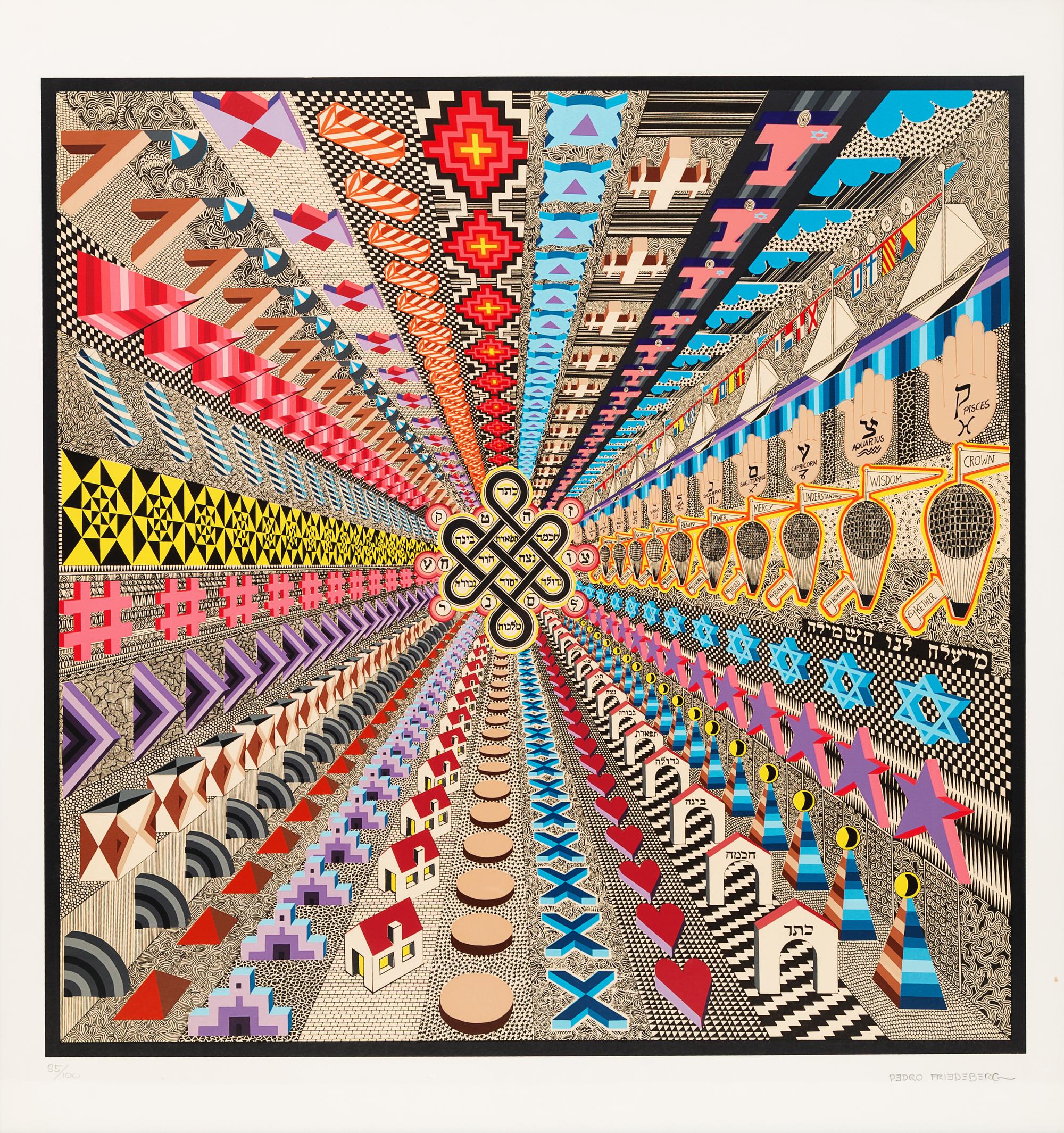 Pedro Friedeberg, (Mexican, b. 1936), Zodíaco