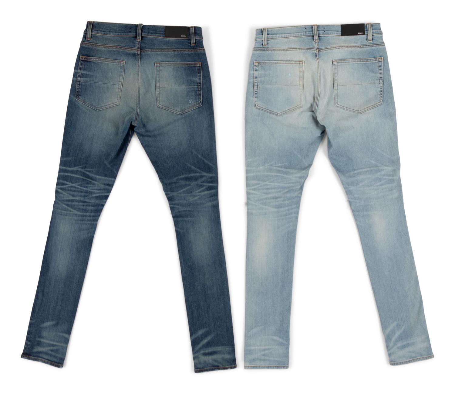 Two Pairs of Amiri Jeans, c.2017 — BNY 19, 21